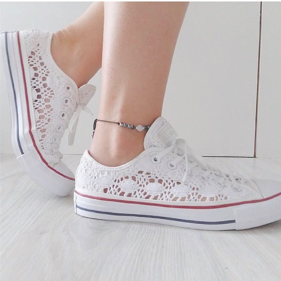 converse crochet low top